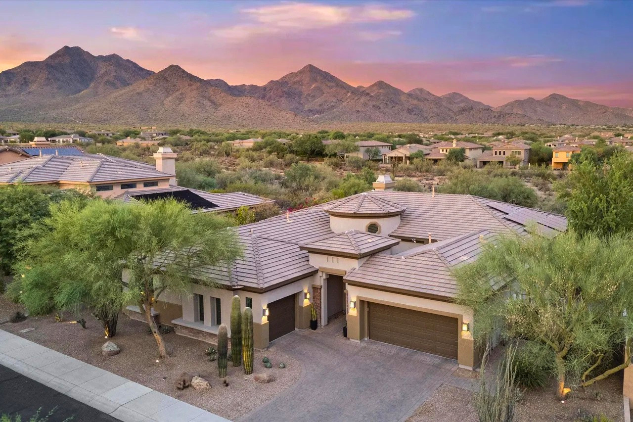 North Scottsdale home at 17735 N 97th Way in Windgate Ranch, replacement property in a La Jolla to Scottsdale 1031 exchange