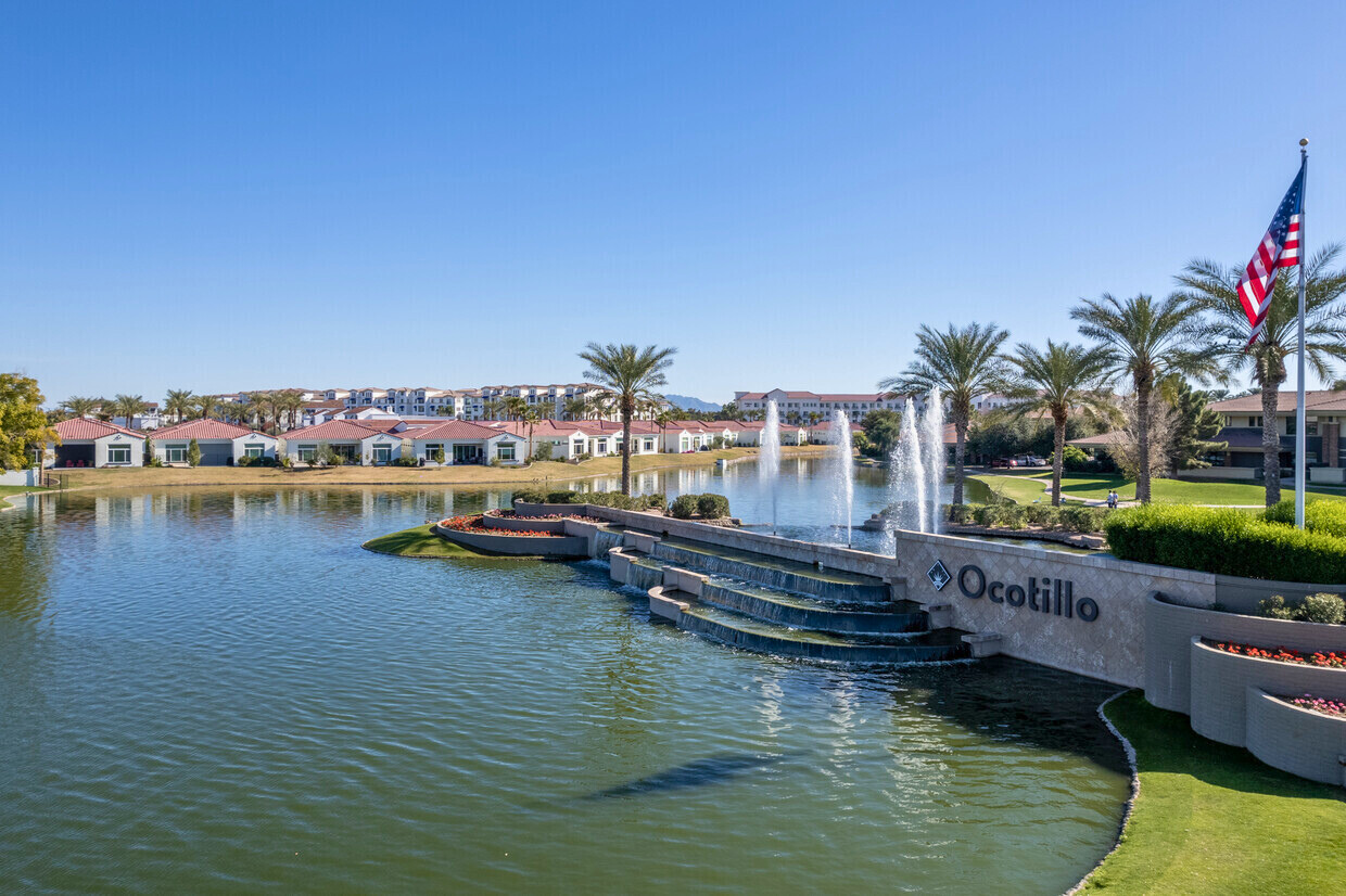 Chandler Arizona real estate in Ocotillo featuring lakefront homes, scenic water features, and upscale community living, ideal for primary residences, short-term rentals, and investment properties in the Phoenix metro area