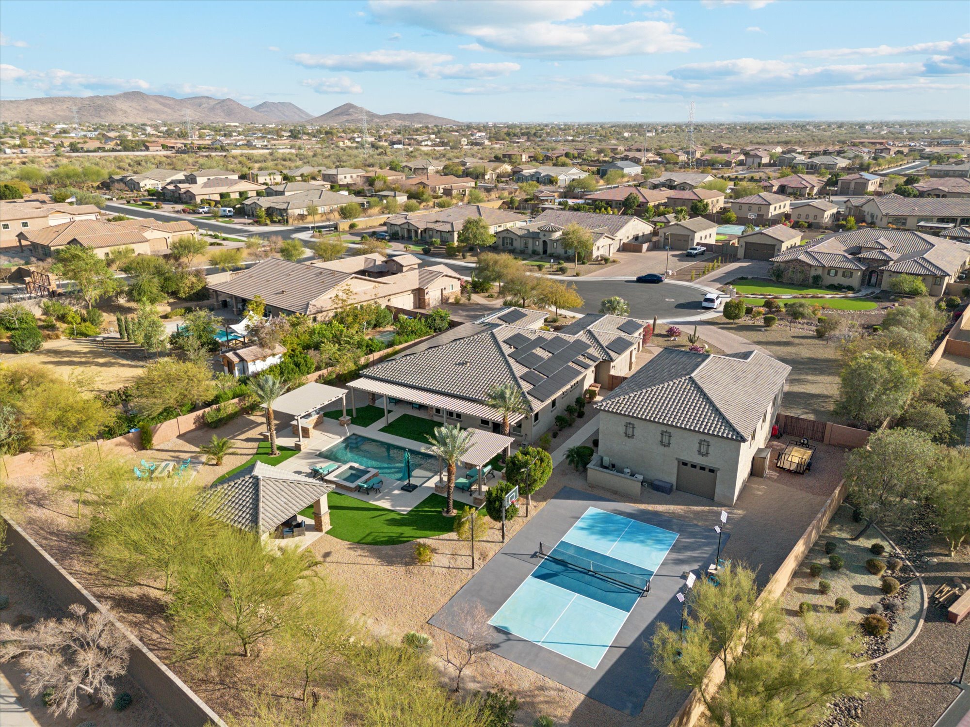 Vista Montana III Peoria AZ luxury home exterior — sold $1.55M all-cash