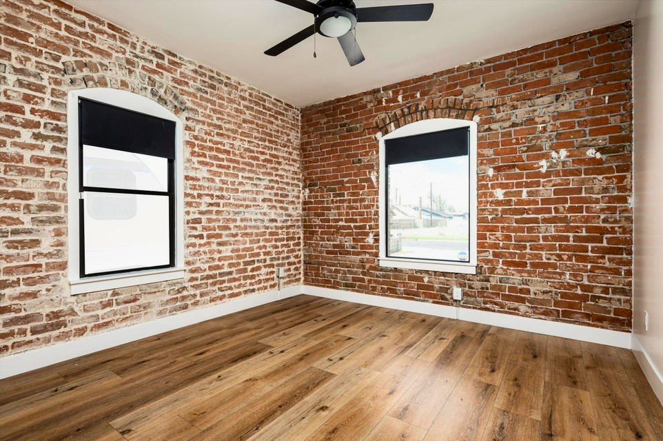 Guest bedroom at 1009 E Garfield St, Phoenix — self-contained guest house unit renting for $2,300 per month
