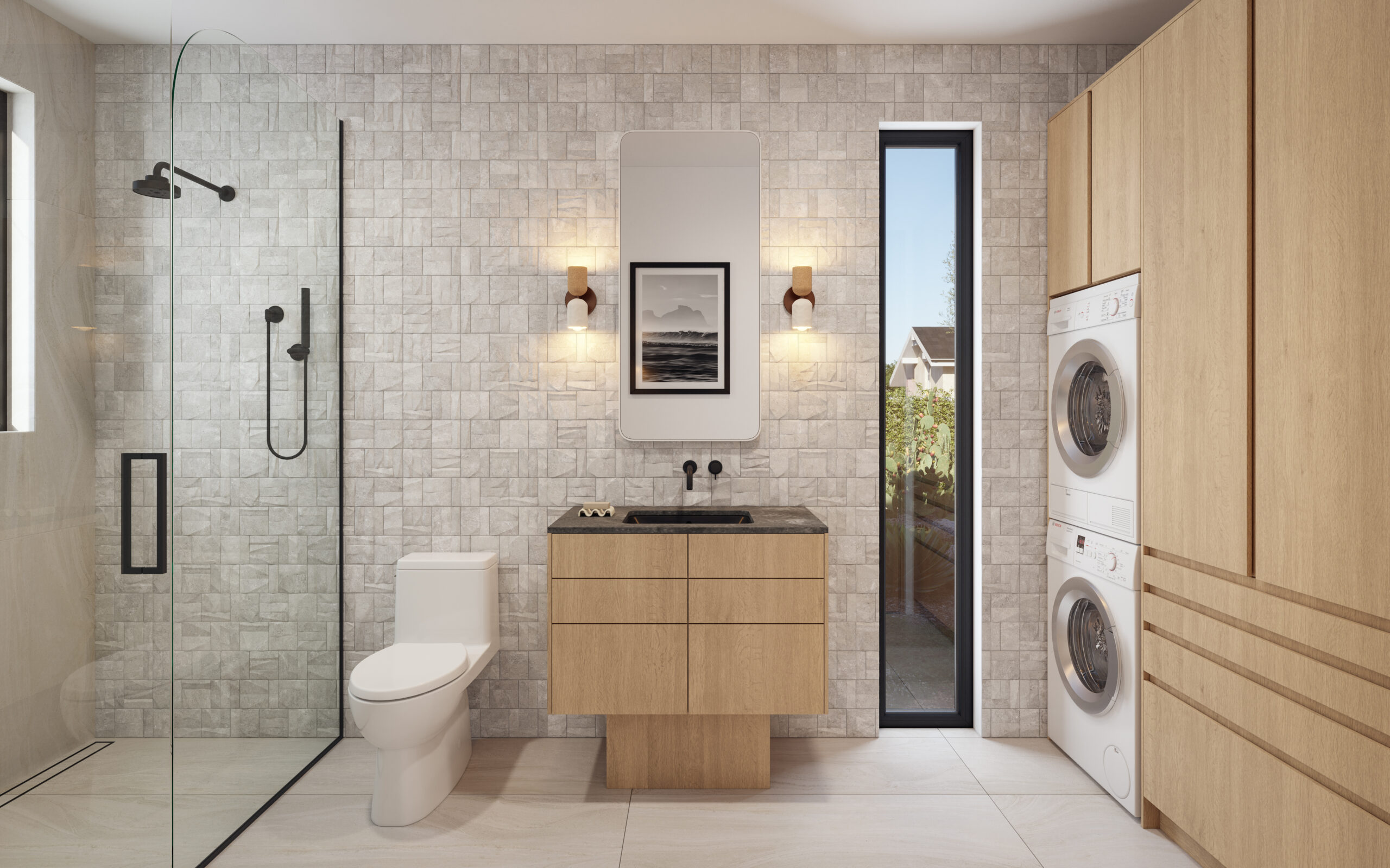 Arizona ADU bathroom rendering guest house interior Phoenix Scottsdale
