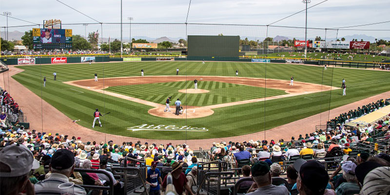 Hohokam Stadium Mesa Arizona Oakland Athletics Spring Training