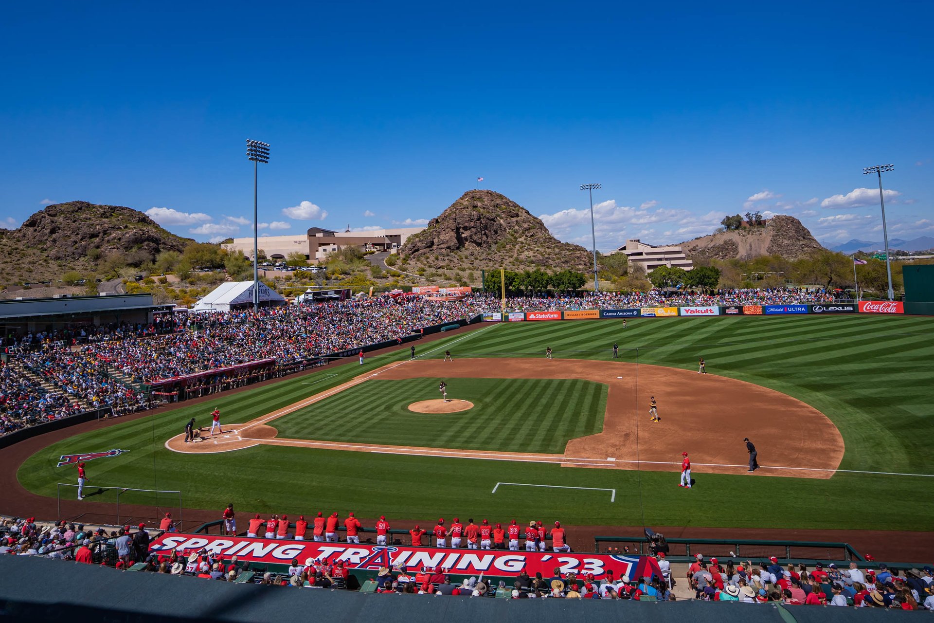 Tempe Diablo Stadium Arizona Angels Cactus League Spring Training