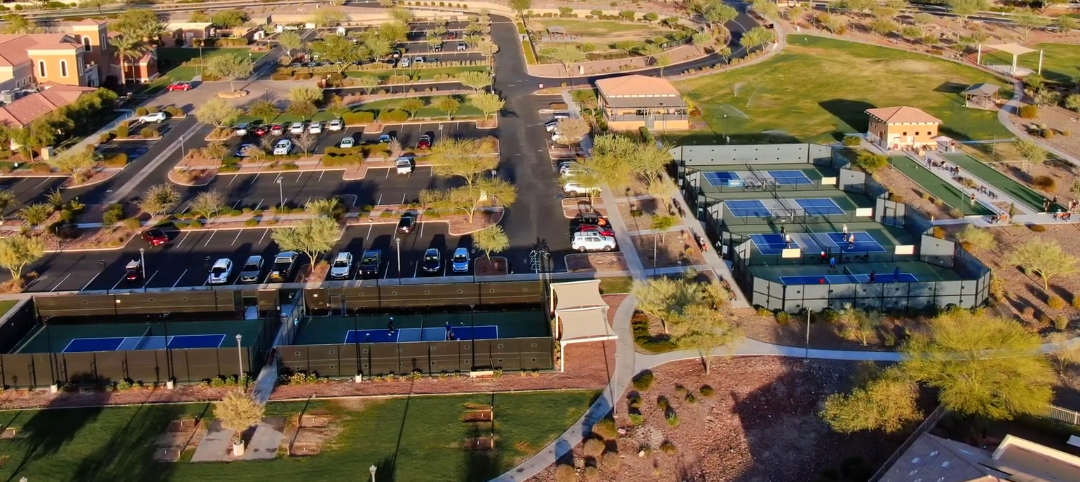 CantaMia pickleball courts — active adult lifestyle Goodyear AZ