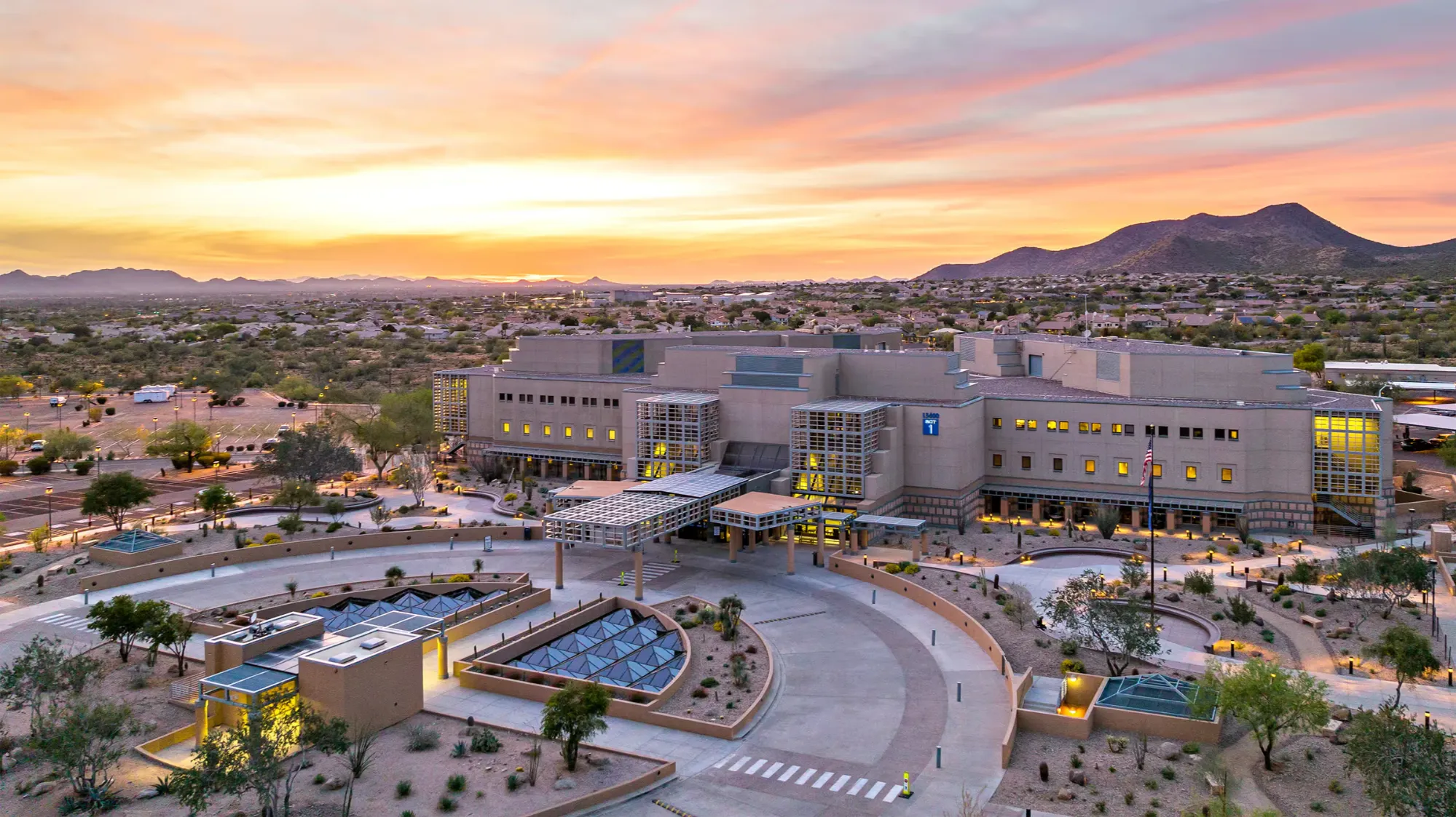 Mayo Clinic hospital campus in north Phoenix Arizona