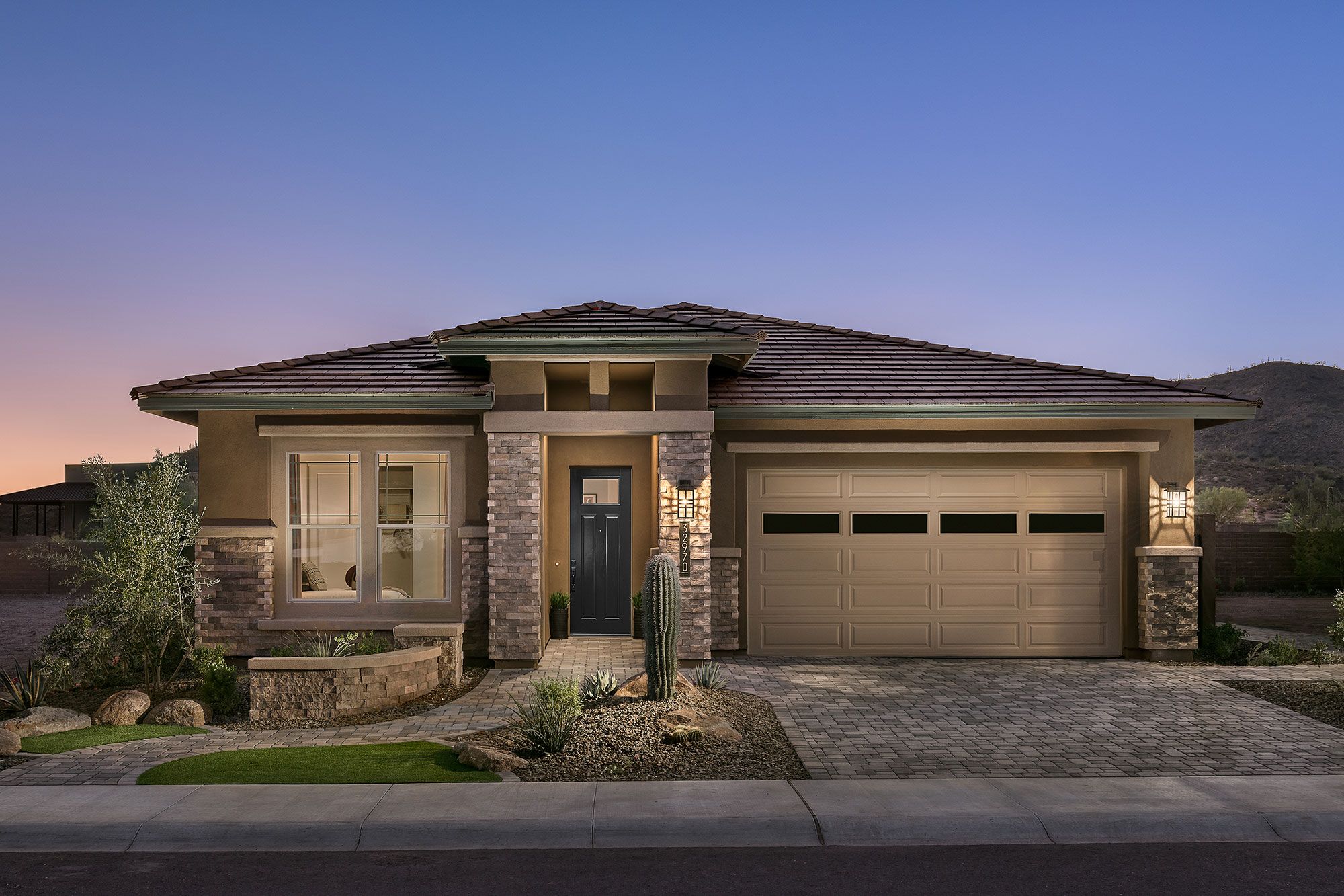 New construction home in a Phoenix Arizona master-planned community