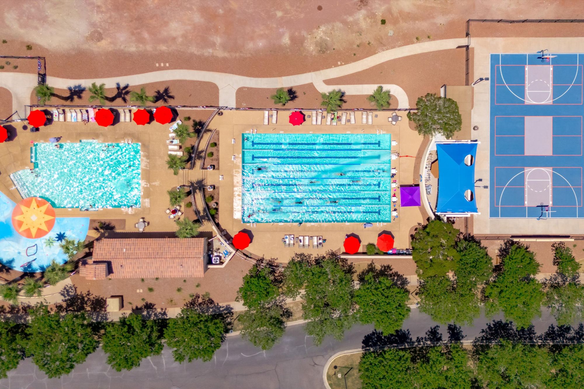 Community amenities in the Verrado master-planned community in Buckeye AZ.