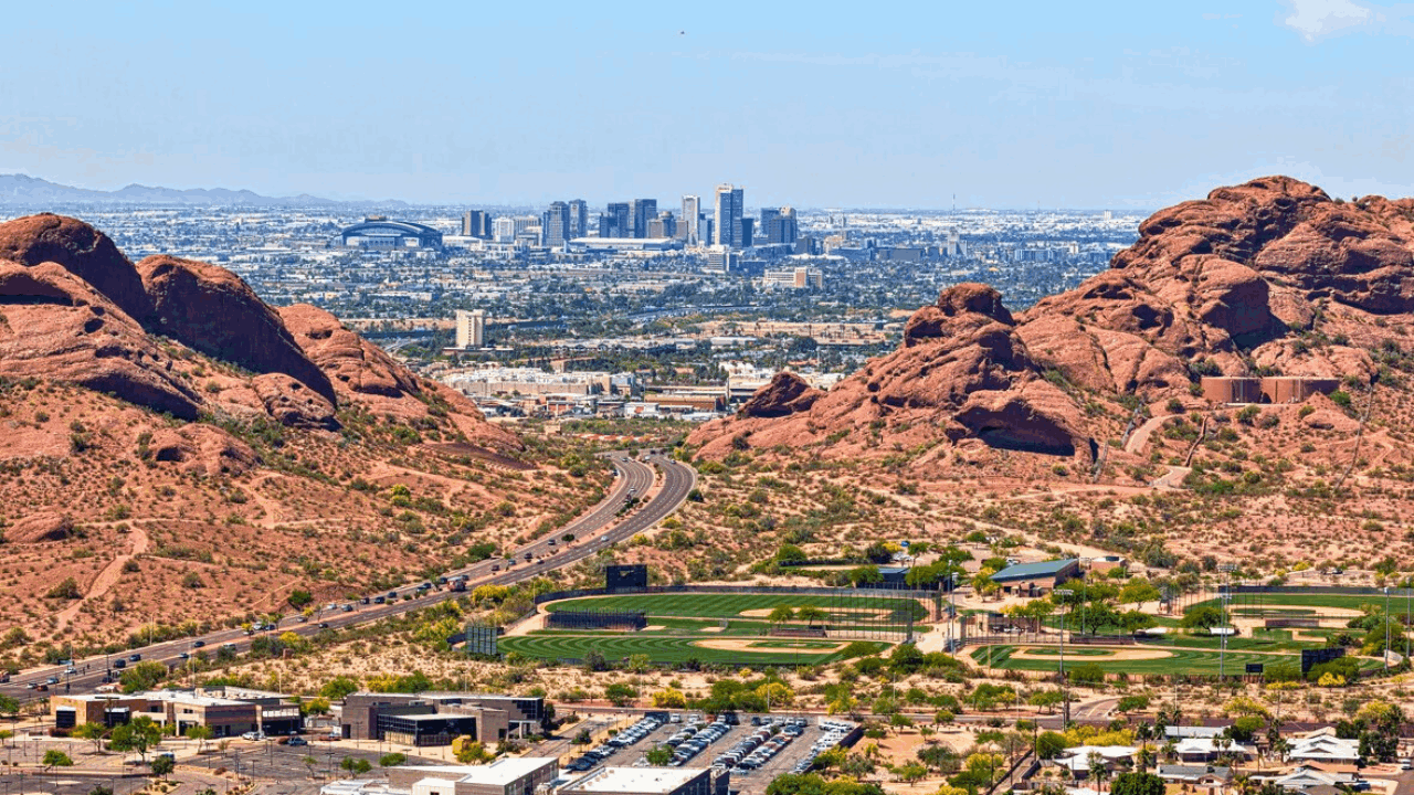 Arizona home in the desert, representative of the seasonal properties snowbirds and part-year residents buy across the Phoenix area