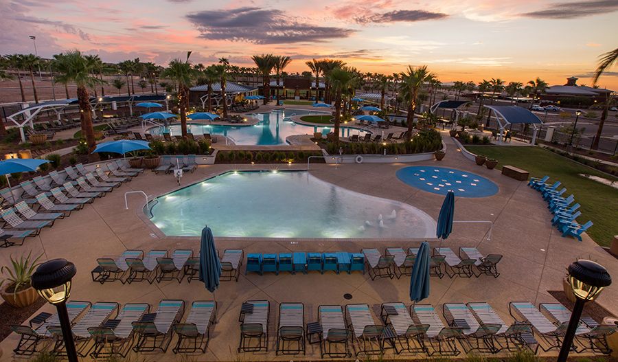 Resort-style community pool in Verrado