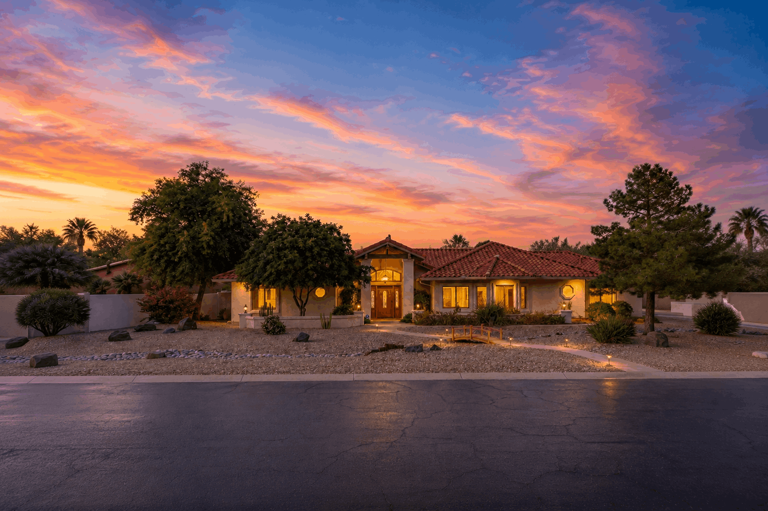 Glendale AZ Saddleback Foothills Rare Basement Home Cash Sale $1.313M