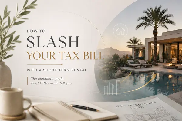 How to Slash Your Tax Bill with a Short-Term Rental — The Complete Guide Most CPAs Won't Tell You