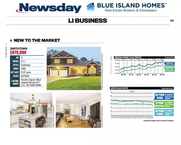 Newsday Blue Island Homes NY Nick Caputi Smithtown NY