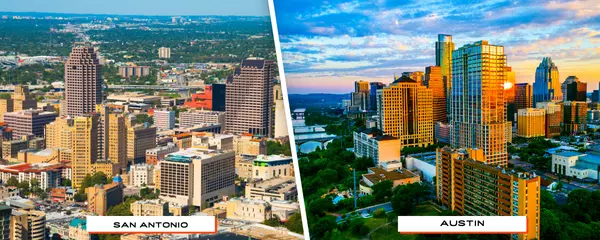 feature image of San Antonio vs Austin for Veterans: Complete 2026 Housing Market, VA Loan & Relocation Guide