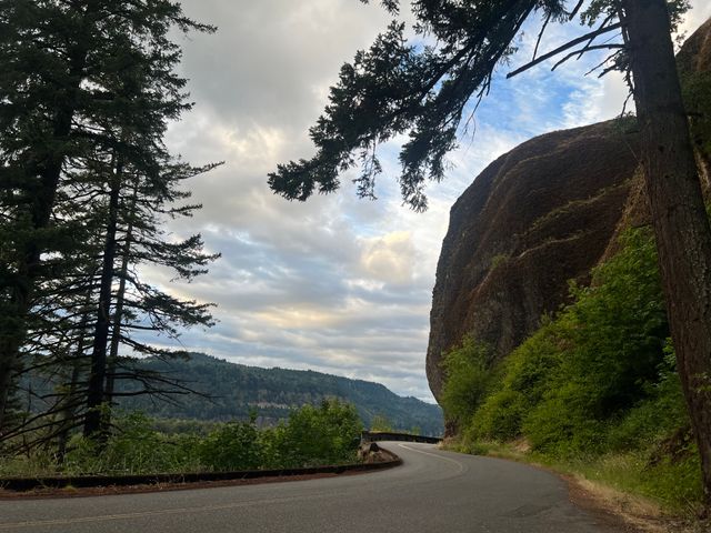Crown Point and the Columbia River Gorge near Troutdale, Oregon