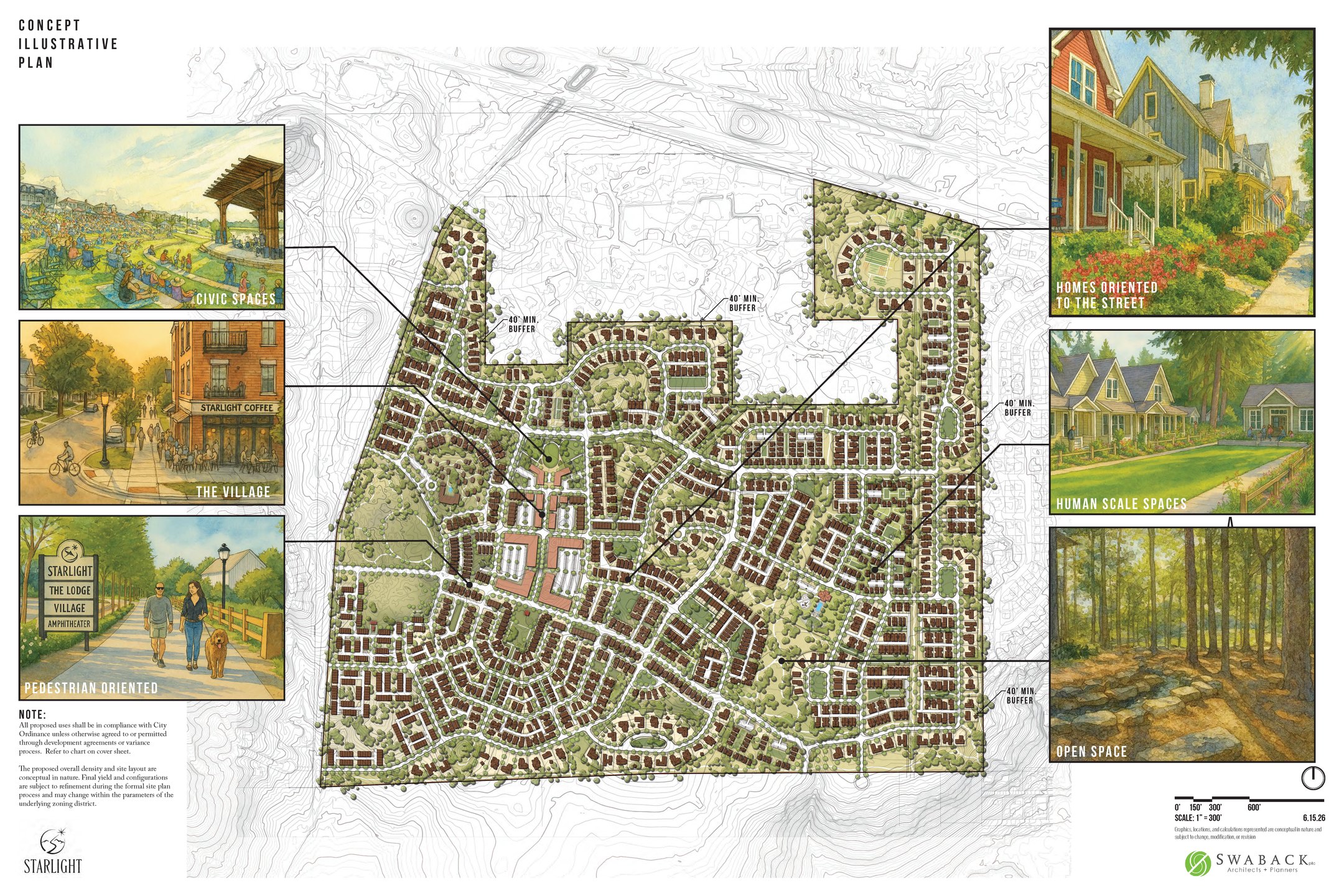 Starlight concept illustrative site plan