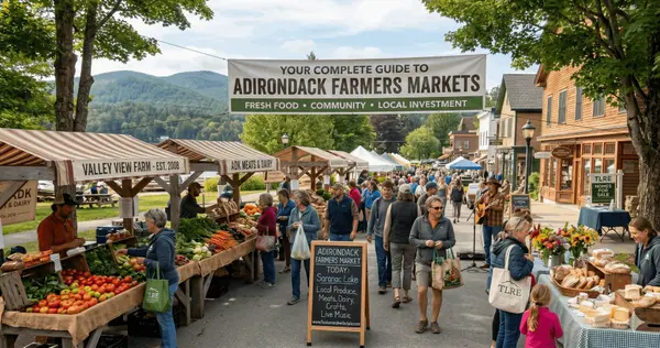 Guide to Adirondack Farmers Markets: Your Local Buying, Living & Investment Advantage