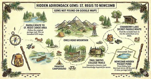 Hidden Adirondack Gems You Won't Find on Google Maps