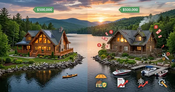Why Two Adirondack Homes With the Same Price Can Cost You Very Different Amounts to Own
