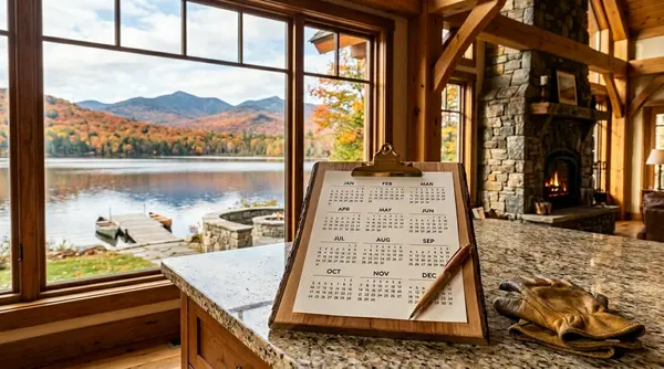A Month-by-Month Home Maintenance Calendar for Adirondack Homeowners