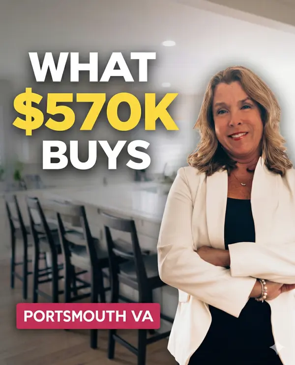feature image of What $570K Buys in Portsmouth VA — A Military Family's Complete Guide to 2417 Sterling Point Drive (2026)
