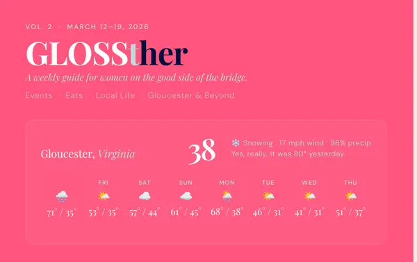 feature image of GLOSSther vol 2 March-12-19 2026