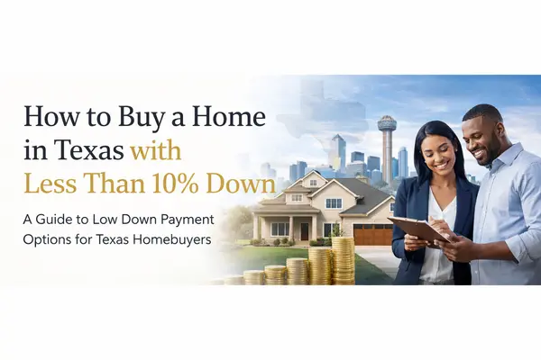 feature image of How to Buy a Home in Texas with Less Than 10% Down