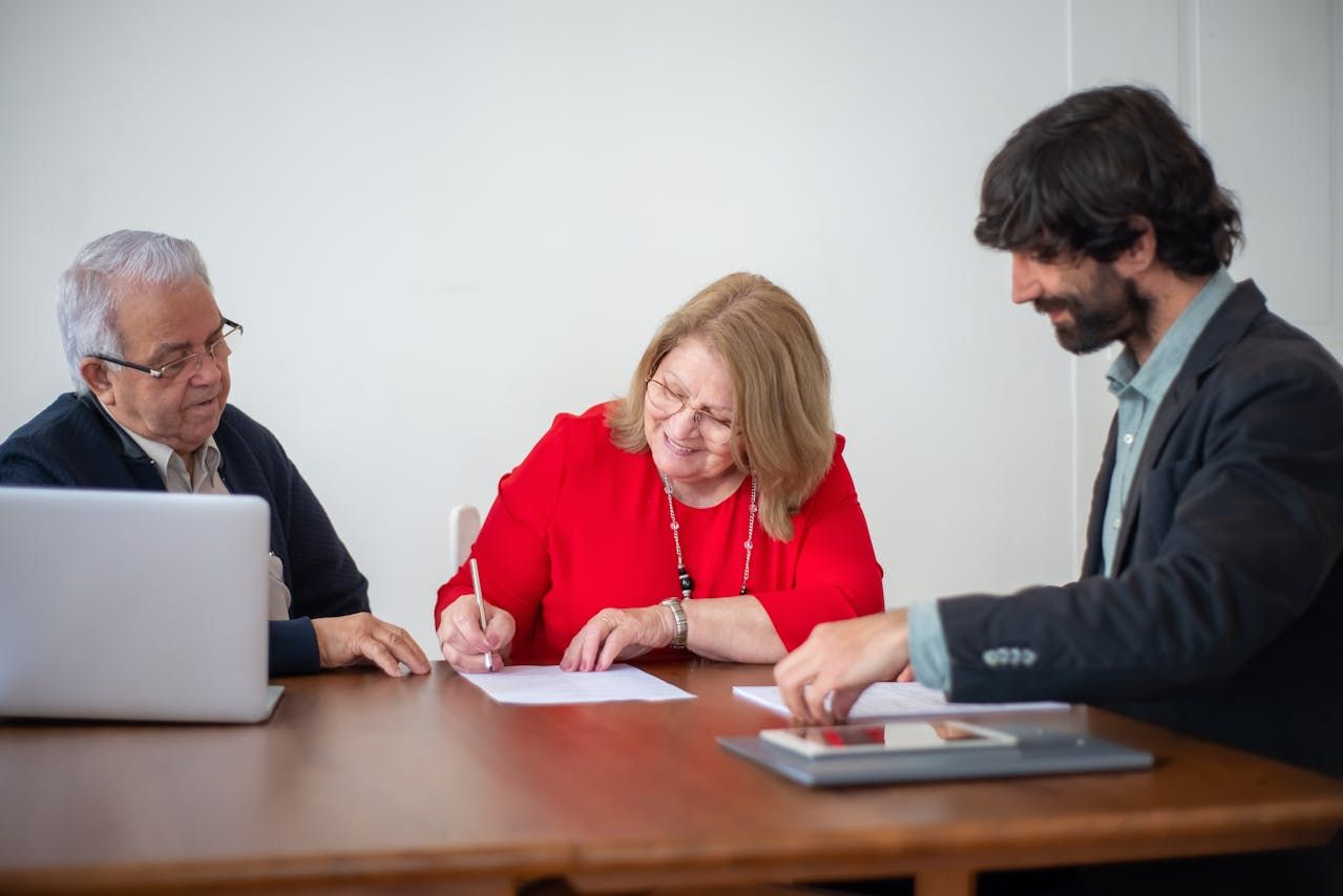 Real estate closing signing documents