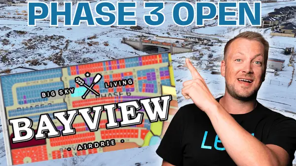 feature image of Bayview Airdrie Update: New Construction Availability, Phase 3 Release &amp; Bayside Road Project
