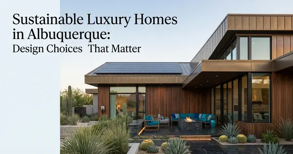 Luxury Real Estate and Sustainability: Making Thoughtful Choices at Home