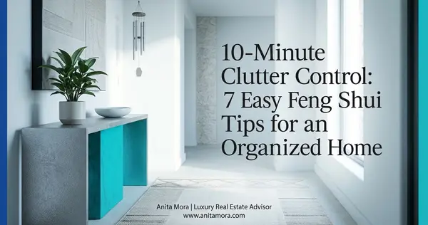 10-Minute Clutter Control: 7 Easy Feng Shui Tips for an Organized Home,Anita Mora
