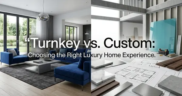 Turnkey vs. Custom: Choosing the Right Luxury Home Experience