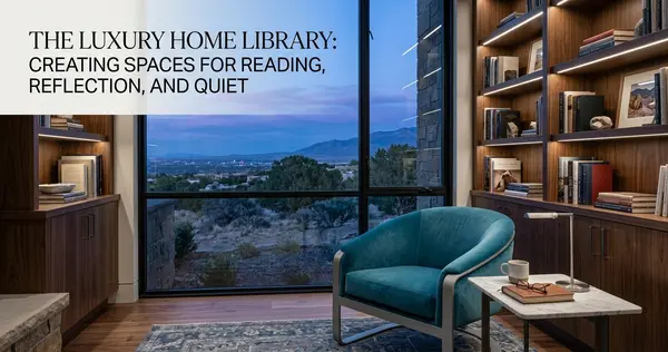 The Luxury Home Library: Creating Spaces for Reading, Reflection, and Quiet