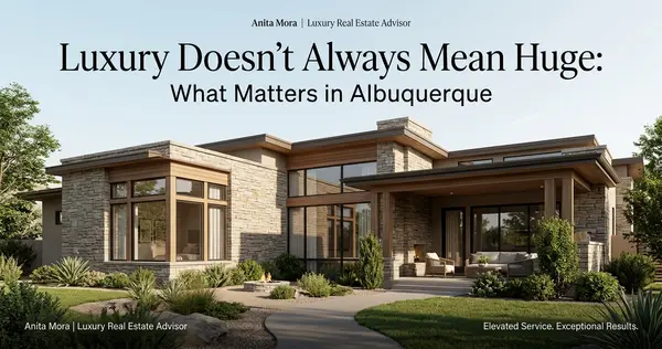 Luxury Doesn't Always Mean Huge: What Matters in Albuquerque
