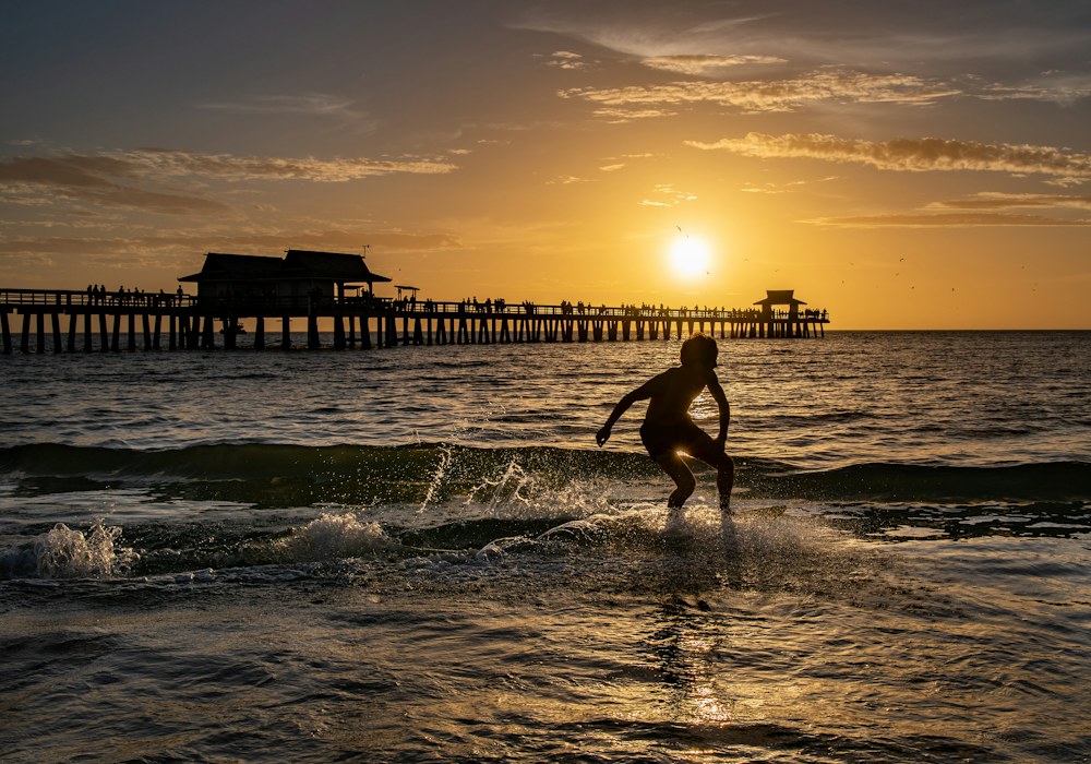 Naples Pier at sunset