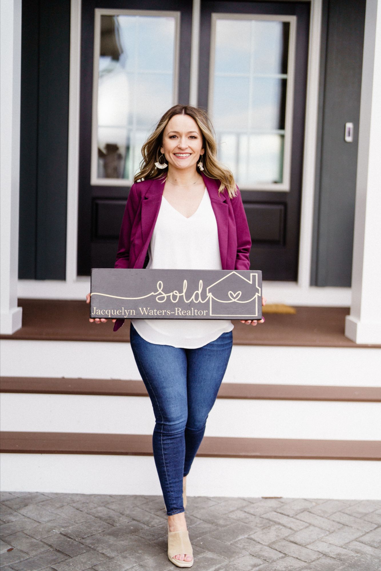 Real estate agent coordinating professional photography and staging services.