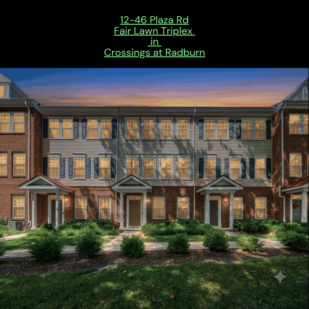 Fully Furnished, Luxury Townhome for Rent at "Crossings at Radbun" community in Fair Lawn!