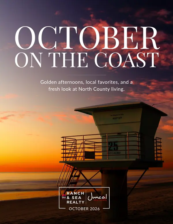 feature image of October on The Coast: Golden Afternoons, Local Favorites, and a Fresh Look at North County Living
