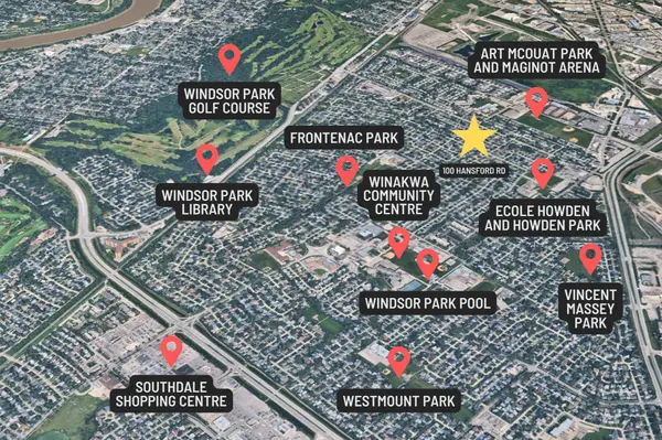 Neighbourhood Map - 100 Hansford Rd