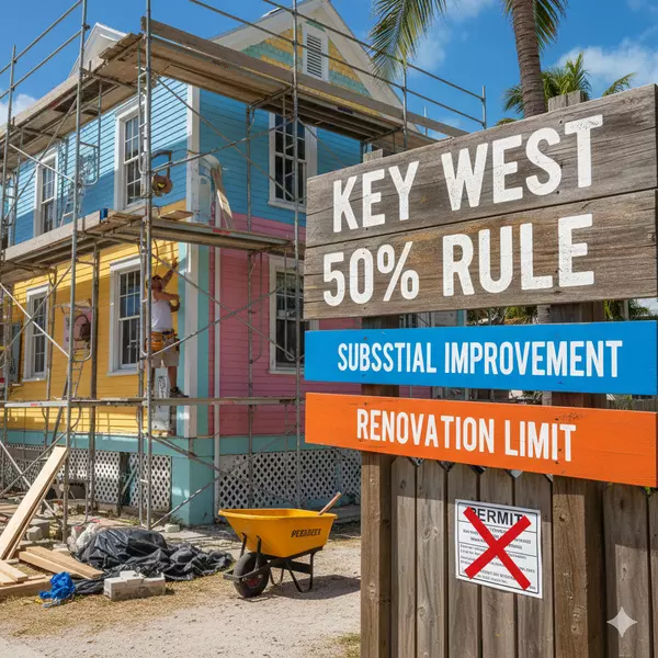What is the 50% rule for the City of Key West?