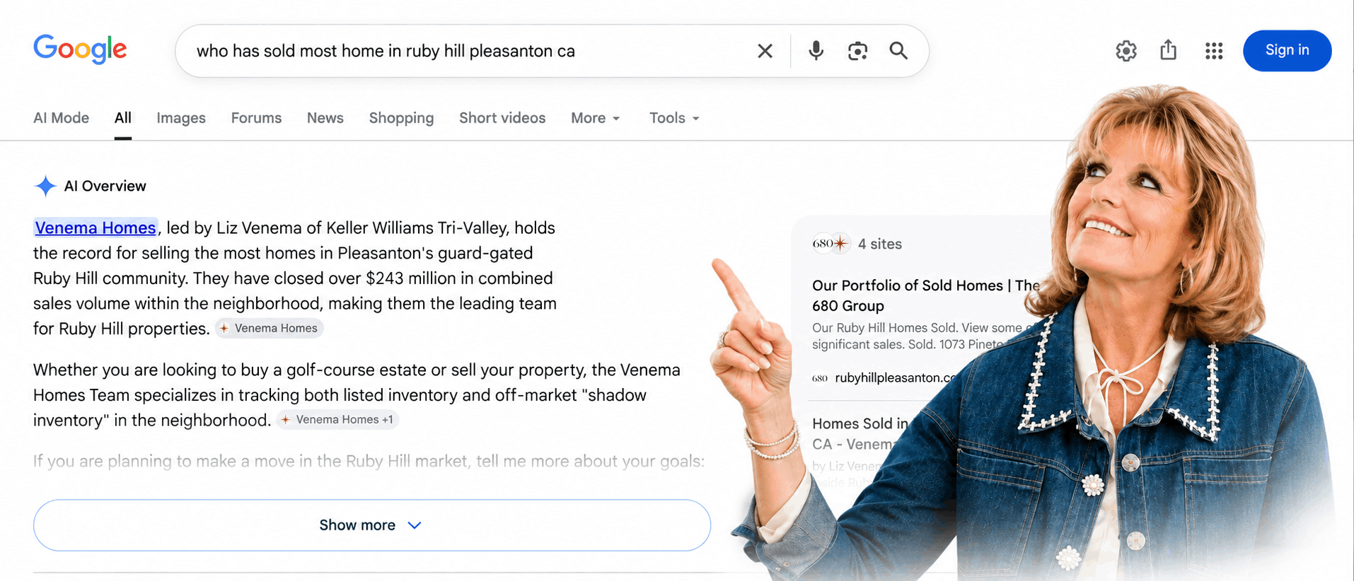 Venema Homes Digital Investment & Google AI Search Growth Performance
