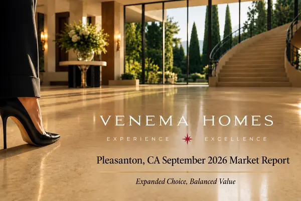 feature image of Pleasanton Real Estate Market Update: Sept 2026 | Venema Homes