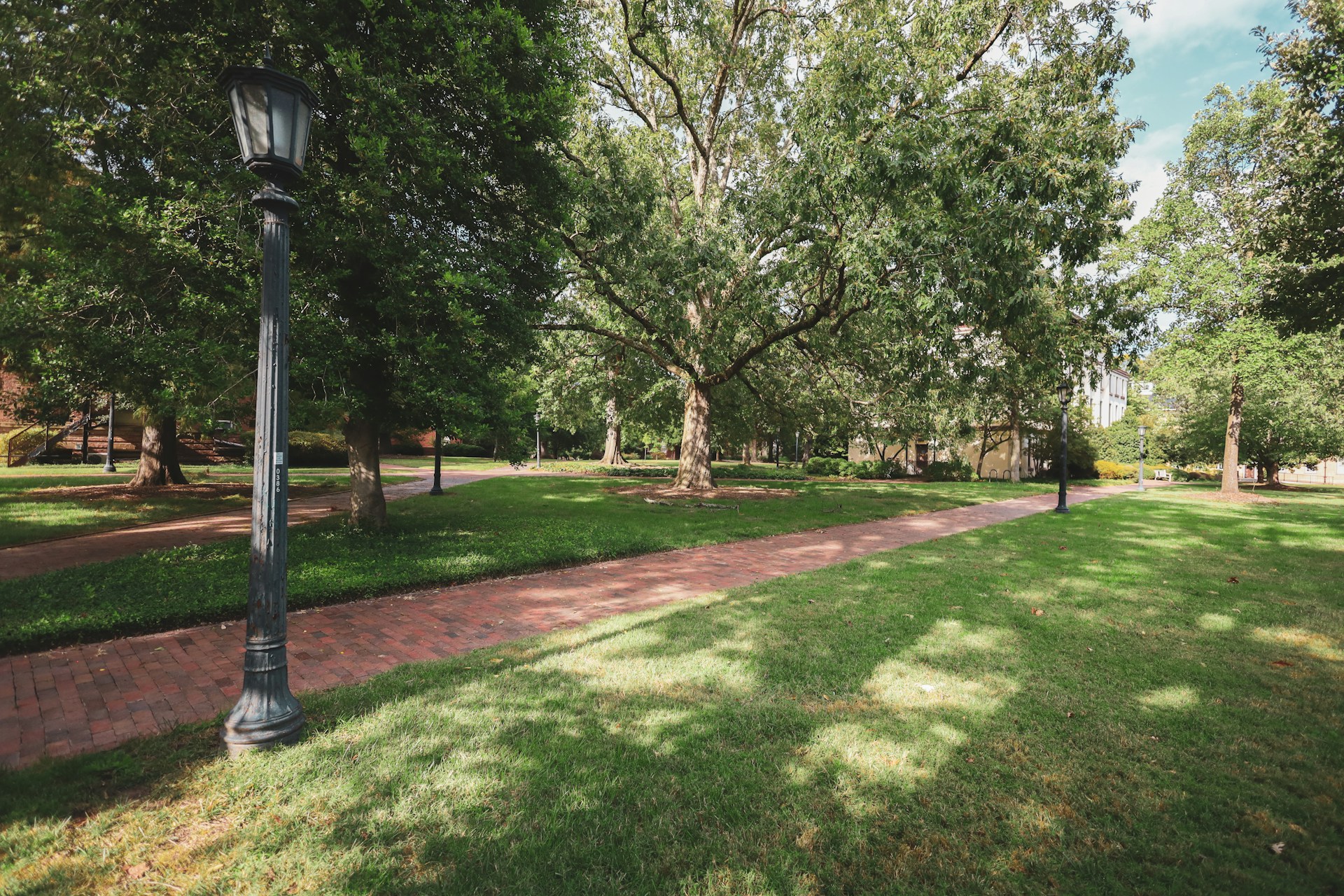 college campus trail