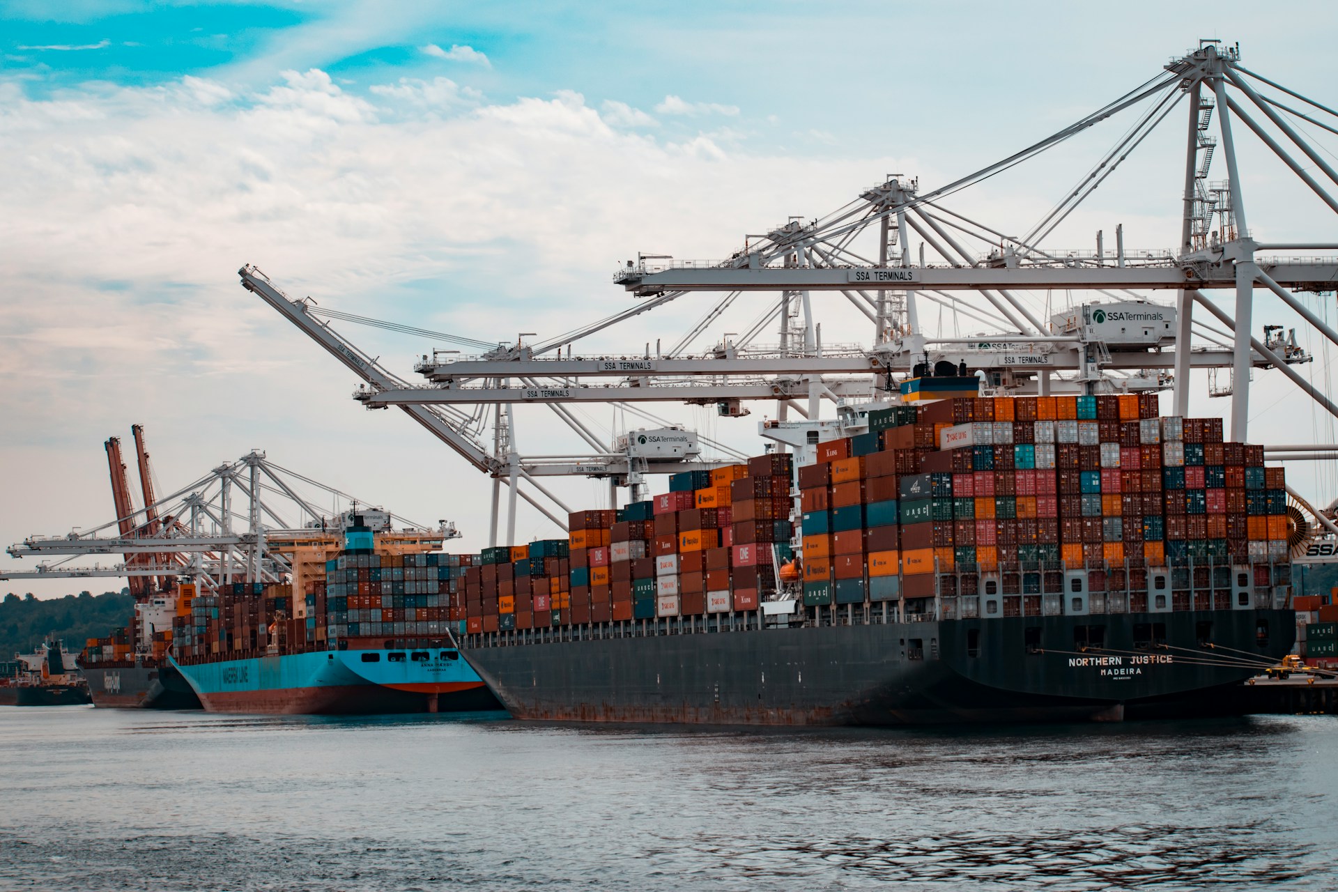 cargo ships