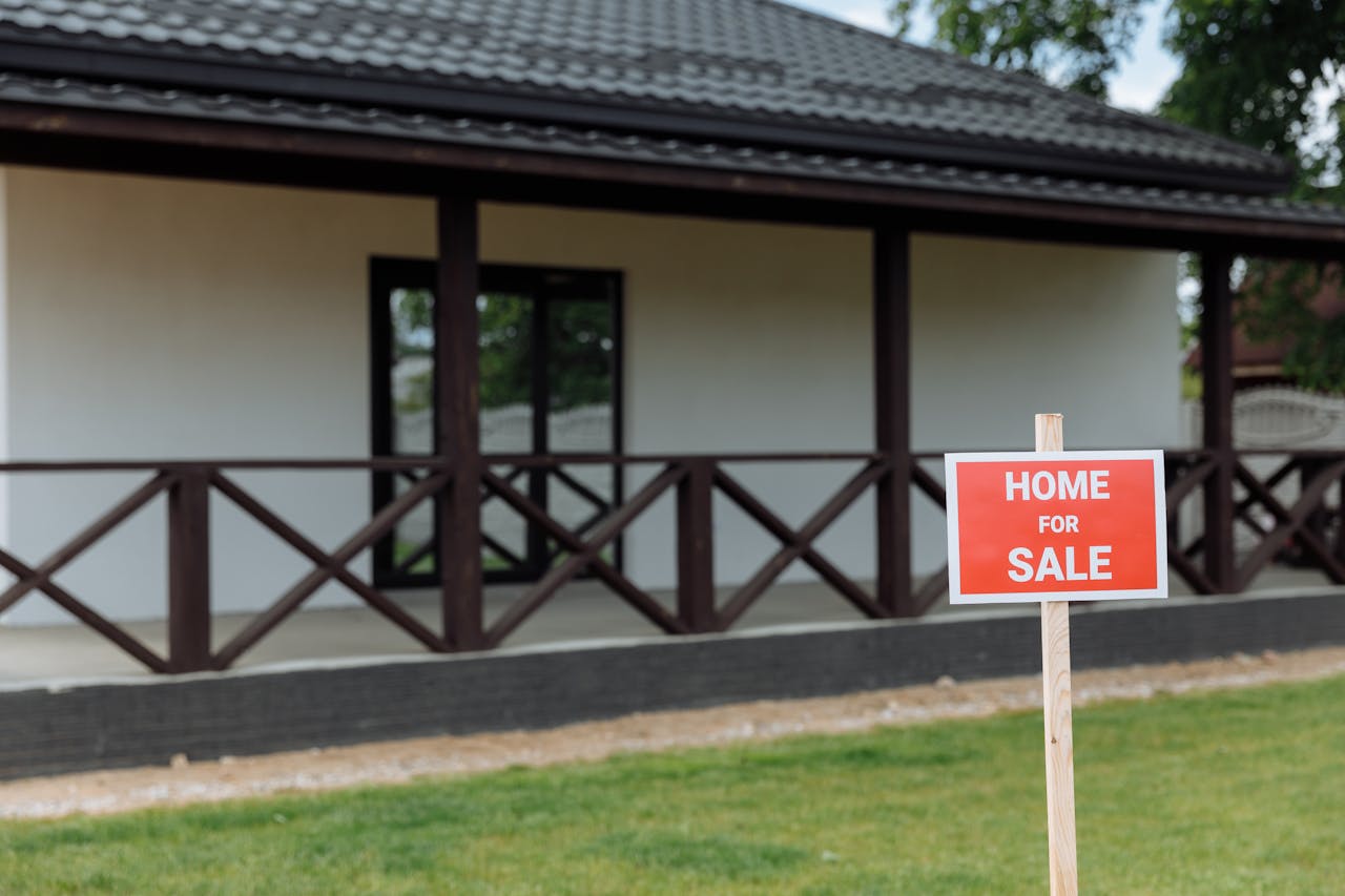 home with for sale sign