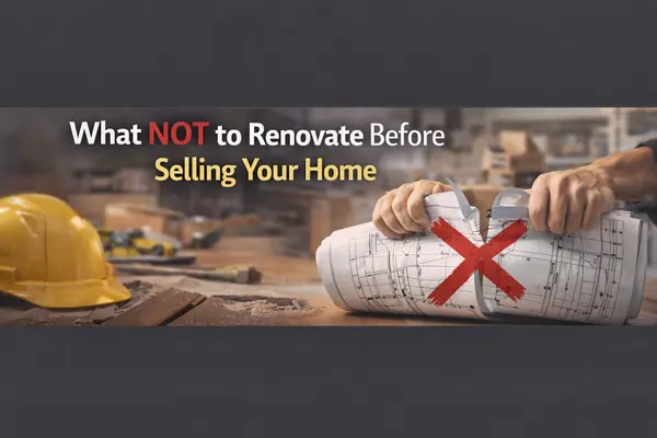 What NOT to Renovate Before Selling Your Home