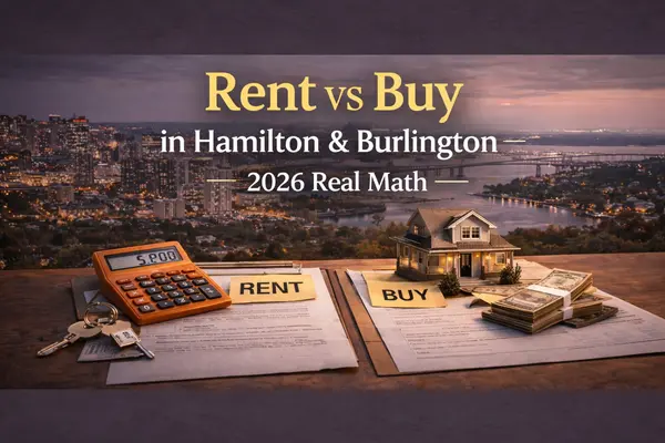 Rent vs Buy in Hamilton & Burlington — 2026 Real Math