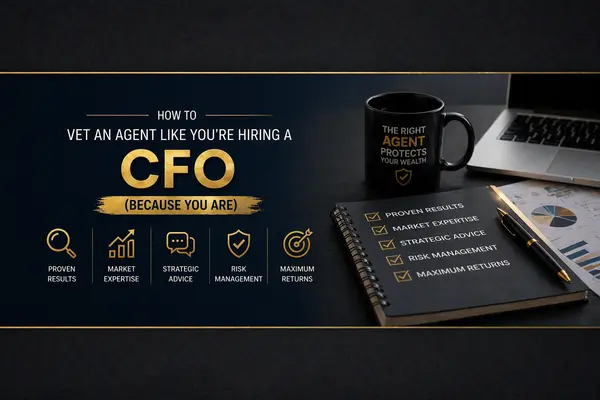 How to Vet an Agent Like You're Hiring a CFO (Because You Are)