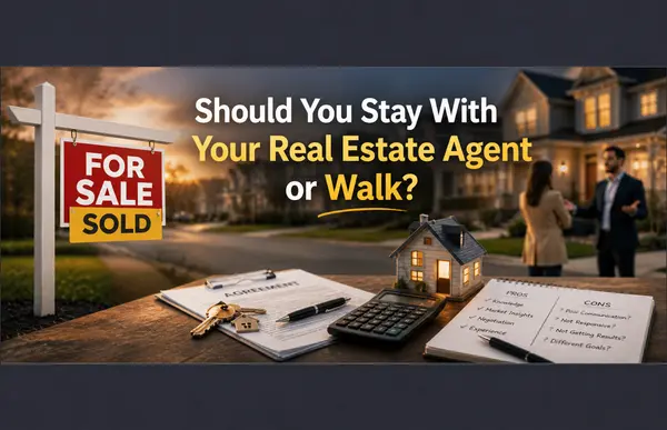Should You Stay With Your Real Estate Agent or Walk?