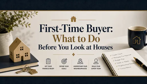 First-Time Buyer: What to Do Before You Look at Houses