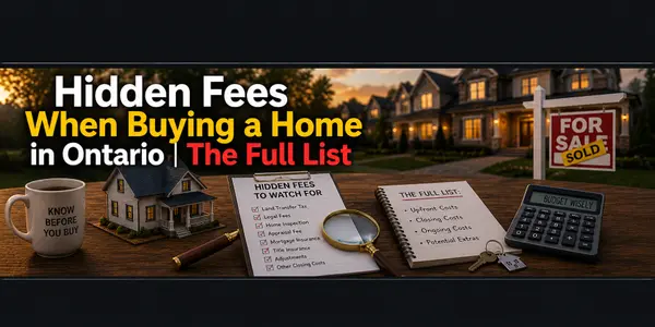 Hidden Fees When Buying a Home in Ontario | The Full List